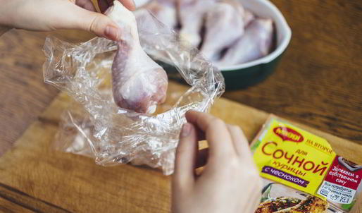 куриные голени с франкфуртским соусом