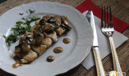 куриные грудки с кленово-горчичным соусом