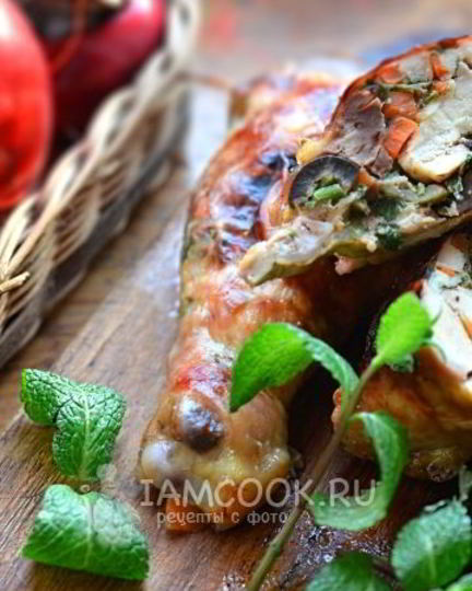 Рецепт куриных ножек фаршированных