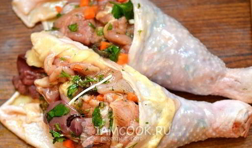 куриные ножки фаршированные