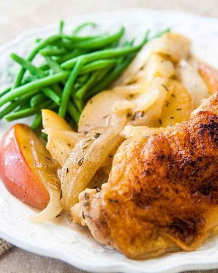 Рецепт куриные окорока с соусом