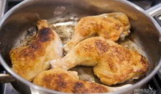 куриные окорока с соусом