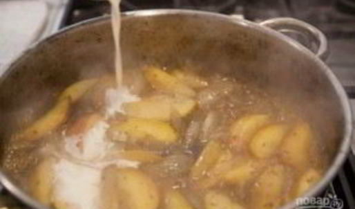 куриные окорока с соусом