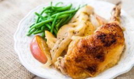 куриные окорока с соусом