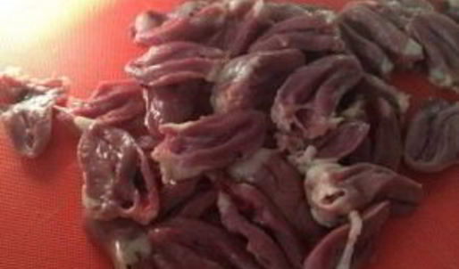 куриные сердечки со сметаной