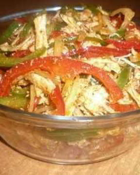 Курица Хе с болгарским перцем