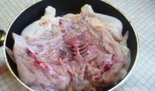 курица по-грузински шкмерули