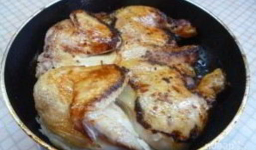 курица по-грузински шкмерули