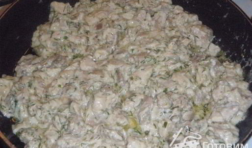 курица по королевски