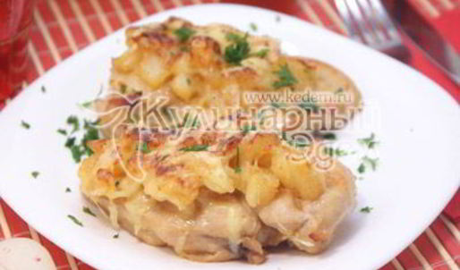 курица под ананасами страсть амура