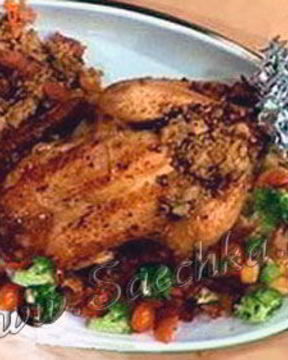 Курица с каштанами