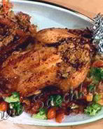 Курица с каштанами