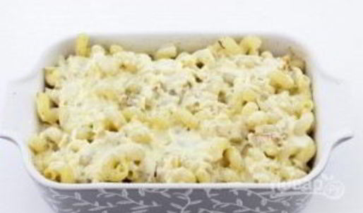 курица с макаронами в духовке