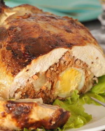 Рецепт курицы с яйцом