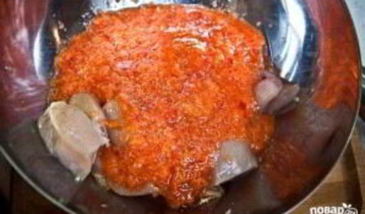 курица в маринаде