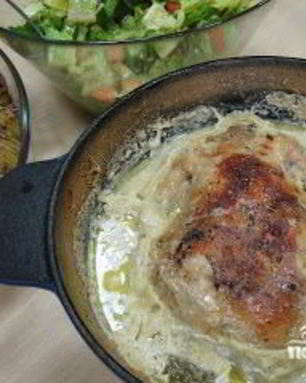 Курица в молоке в духовке