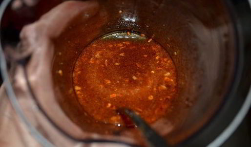 курица в пряно-персиковой глазури