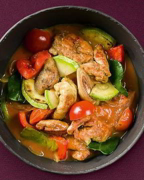 Курица в соусе Кокосовый карри