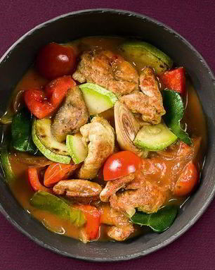 Курица в соусе Кокосовый карри