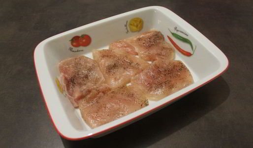 курочка, запеченная в сметанном соусе