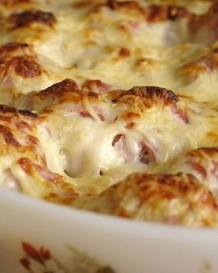 Мясо с цветной капустой в духовке