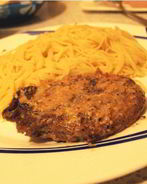 Мясо в чесночном соусе