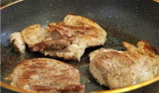 мясо в чесночном соусе