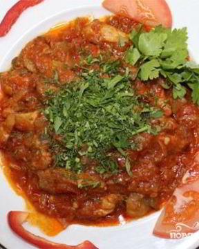 Острая курица по-грузински