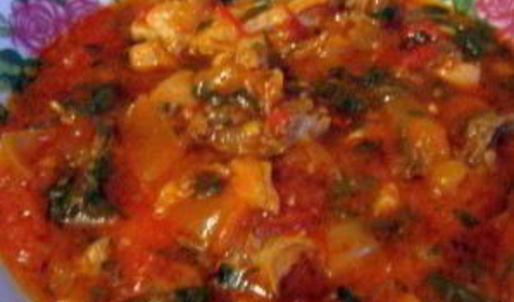 острая курица по-грузински