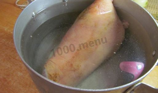 свиная рулька вареная