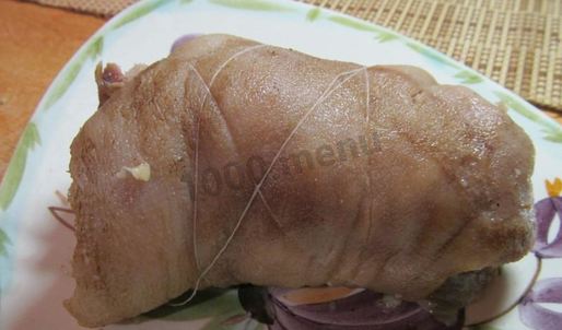 свиная рулька вареная