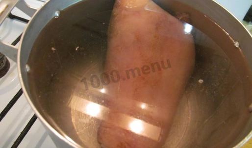 свиная рулька вареная