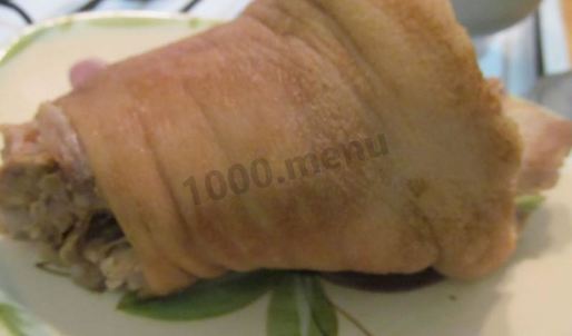 свиная рулька вареная