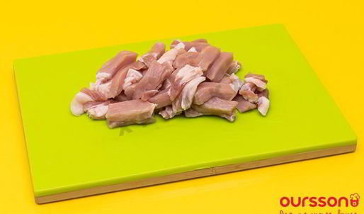 свинина обжаренная в шампиньонах со сливками