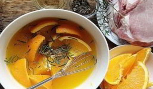 свинина с апельсинами