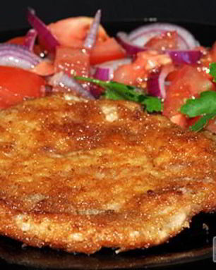 Свиные отбивные в луково-соевом маринаде