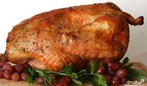 запеченная индейка с травами