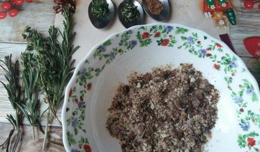 запеченное мясо с хрустящей хлебной корочкой