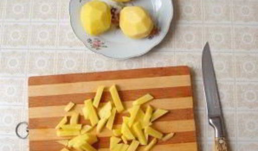 запеченные свиные ребрышки с овощами