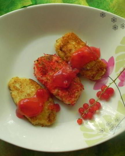 Рецепт ньокков из манки с соусом из смородины