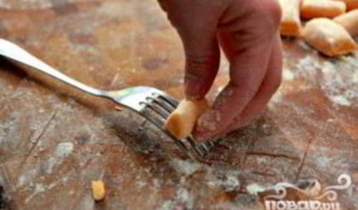 ньокки из сладкого картофеля с сырным соусом