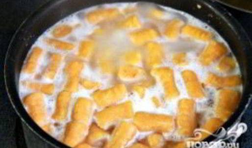 ньокки из сладкого картофеля с сырным соусом