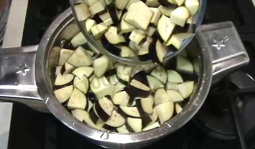 баклажаны кубиками