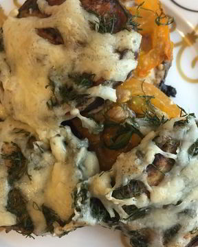 Баклажаны с фаршем, запеченные в духовке