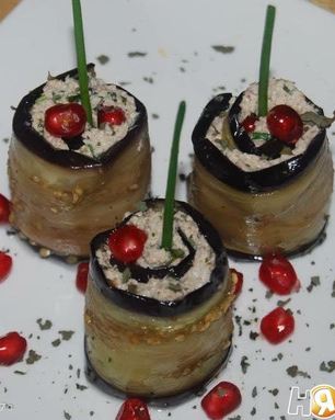 Баклажаны с грецкими орехами