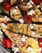 Баклажаны с сыром на сковороде-гриль