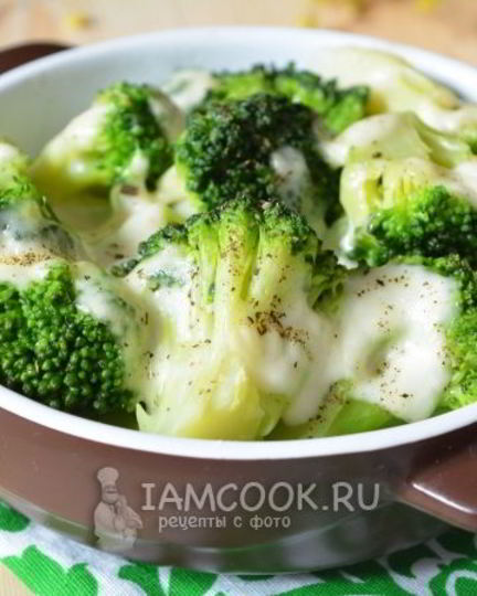 Рецепт брокколи запеченной с моцареллой