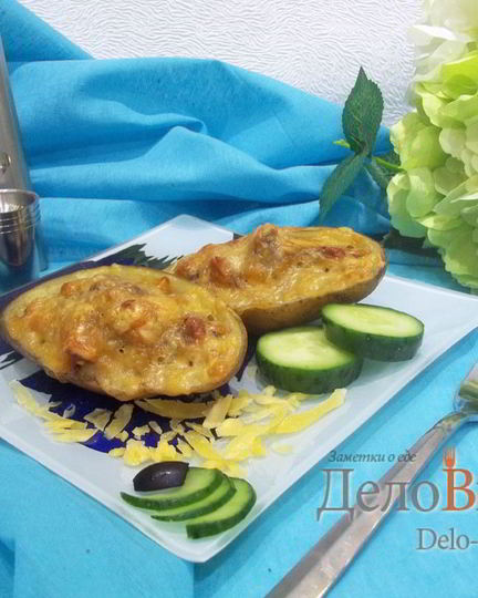 Рецепт фаршированная картошка в духовке с мясным фаршем