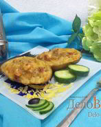 Фаршированная картошка в духовке с мясным фаршем