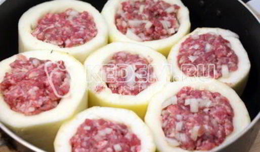 кабачки фаршированные мясным фаршем